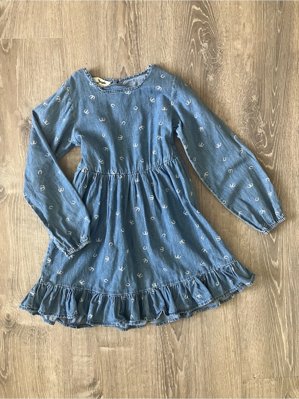 Wrangler Horseshoe Print Denim Dress
